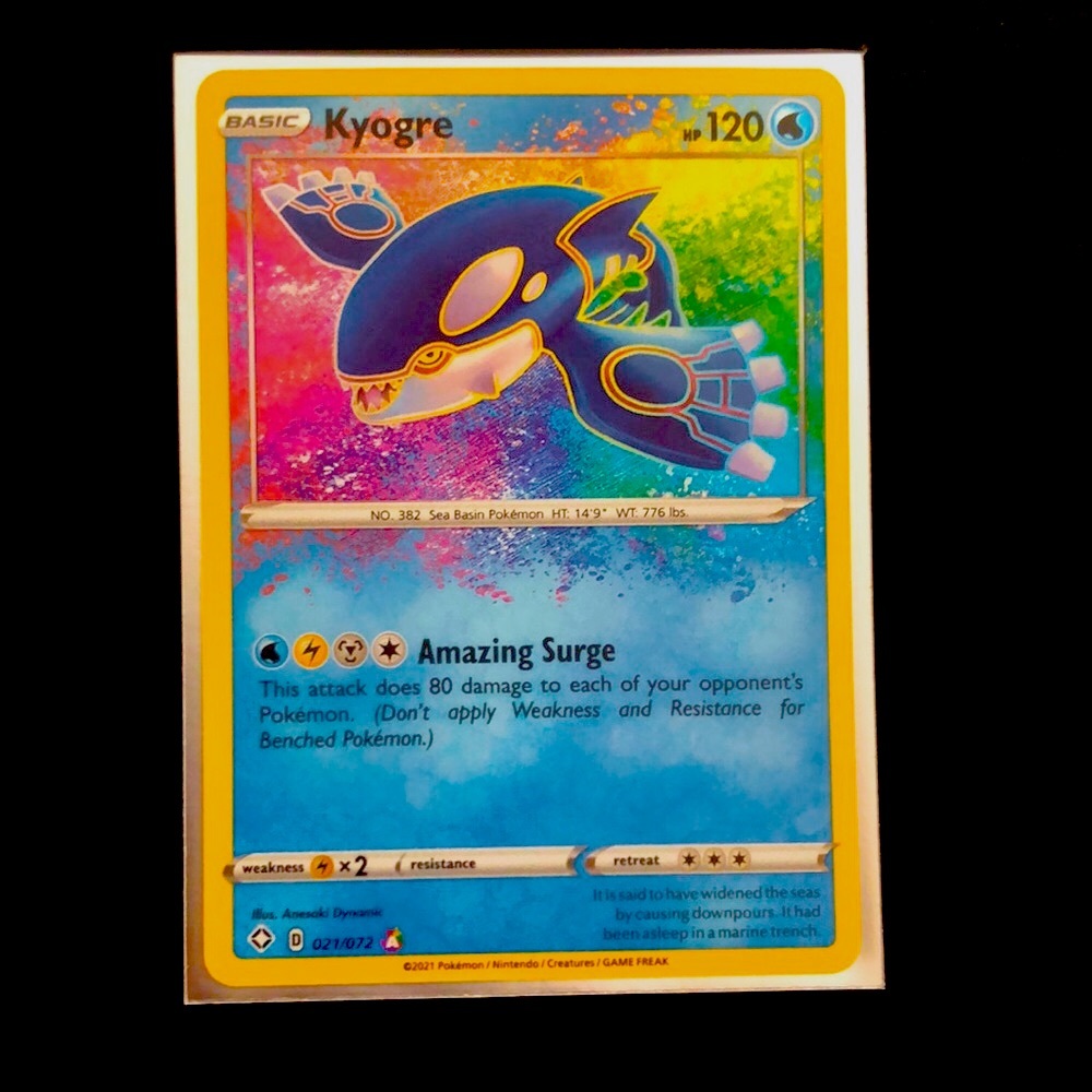 Rare Shining Fates Kyogre